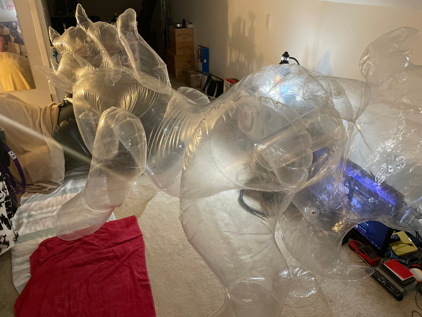 Clear sph unicorn inflatable vid