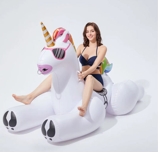 Z4 Unicorn ride on inflatable